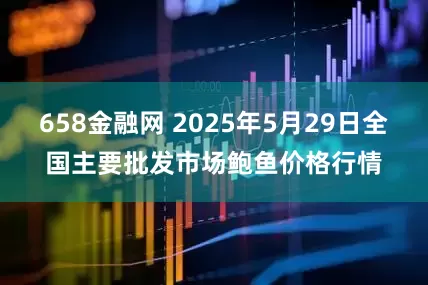 658金融网 2025年5月29日全国主要批发市场鲍鱼价格行情